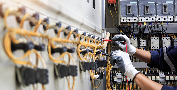Professional Electrician technician working in Providence, RI